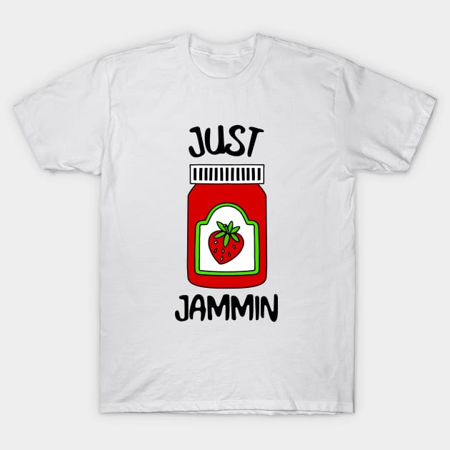 JUST Jammin Strawberry Lover T-Shirt by SartorisArt1